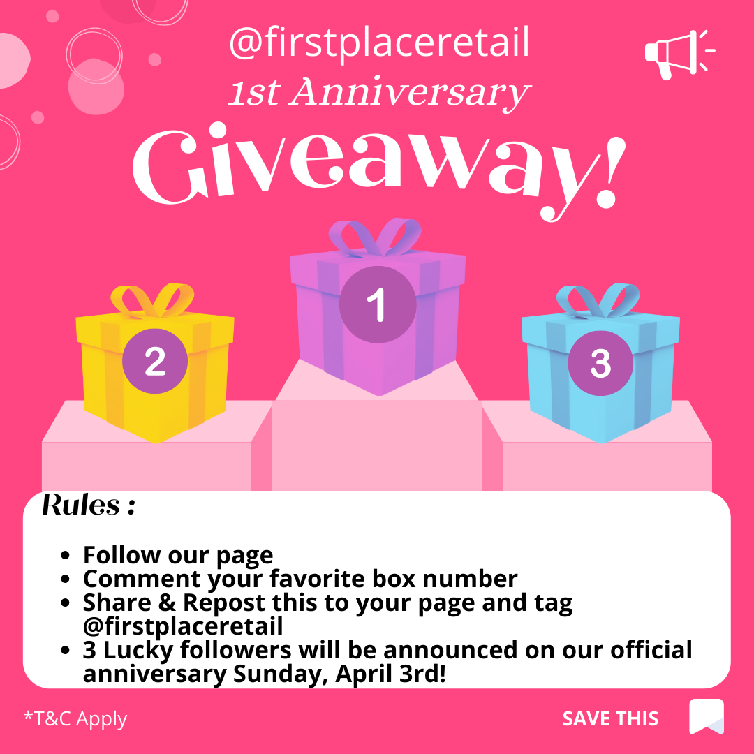 1st year anniversary giveaway!!