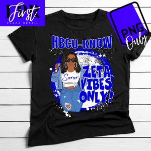 HBCU-Know ZPB Zeta Phi Beta Printable png ONLY for Iron On Transfer. Instant Download (Digital Art)