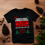 Load image into Gallery viewer, Matching Family Christmas T-Shirts North Pole Correctional
