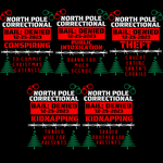 Load image into Gallery viewer, Matching Family Christmas T-Shirts North Pole Correctional
