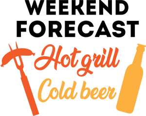 Adult Grilling Inspired Apron (with design) - White