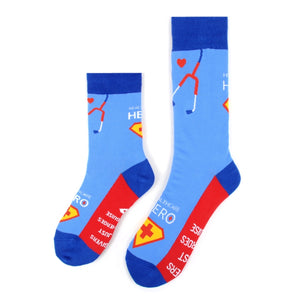 Health Care Heros -Superheros Socks