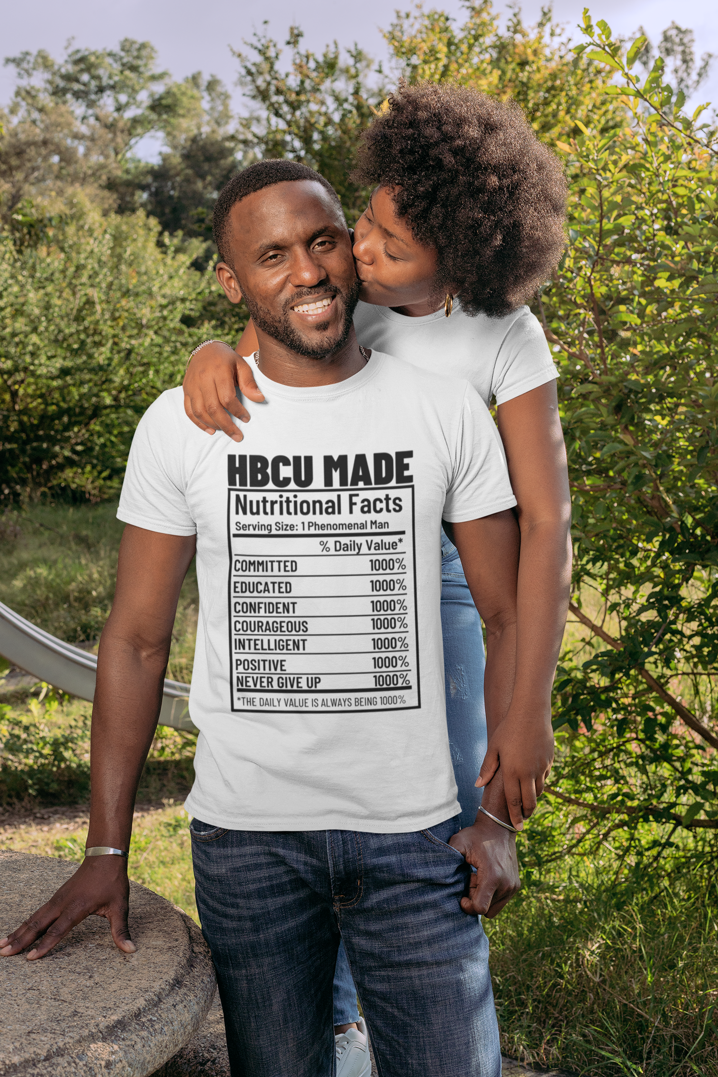 HBCU Made Nutritional Facts - Man (Adult)