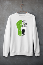 Load image into Gallery viewer, His Fight is Our Fight Lymphoma Awareness T-Shirt or Sweatshirt (Adult)
