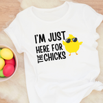 Load image into Gallery viewer, I’m just here for the chicks (Toddler)
