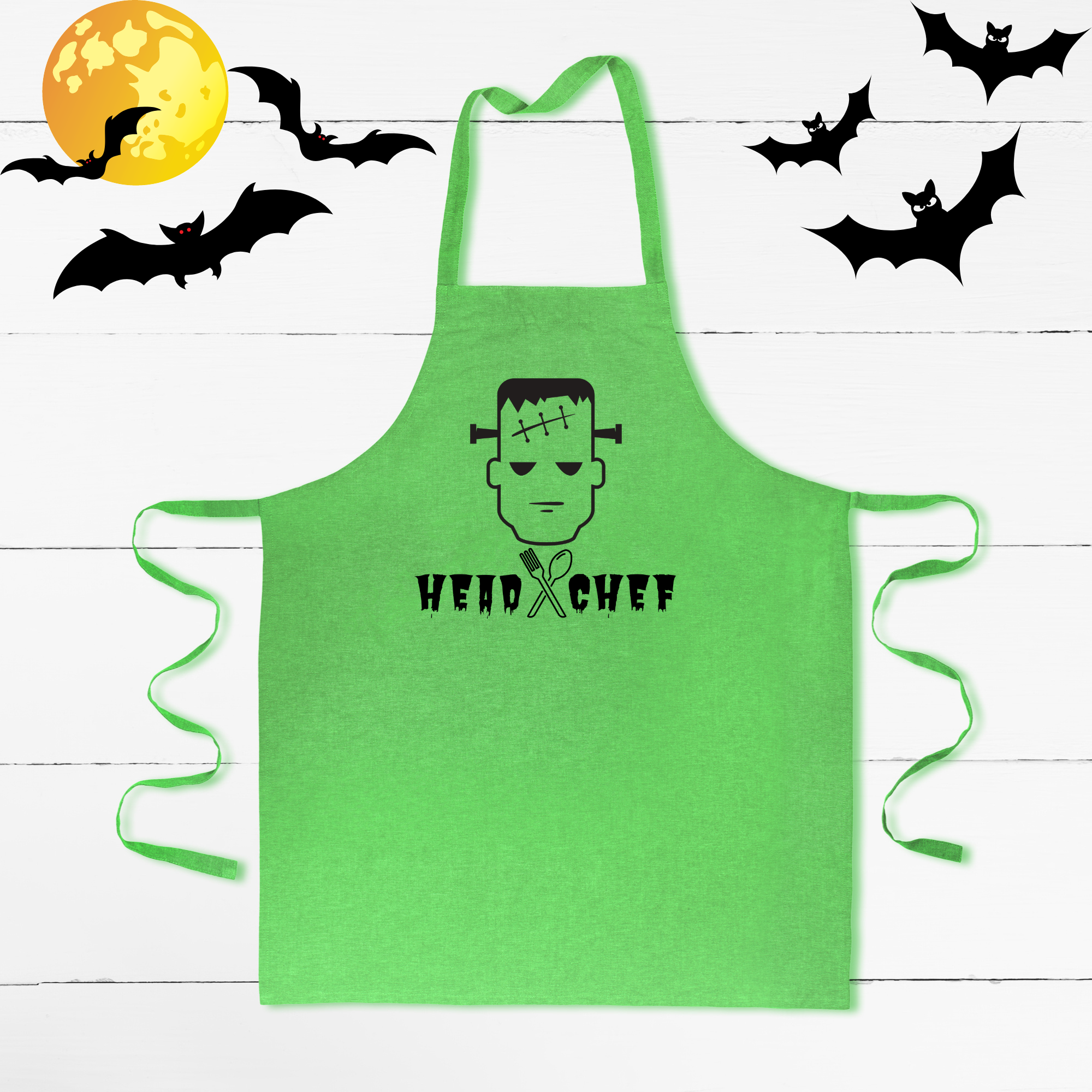 Head Chef - Frankenstein Apron (Green)