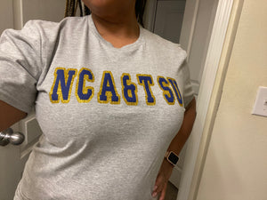 NC A&T SU puff design (Adult)