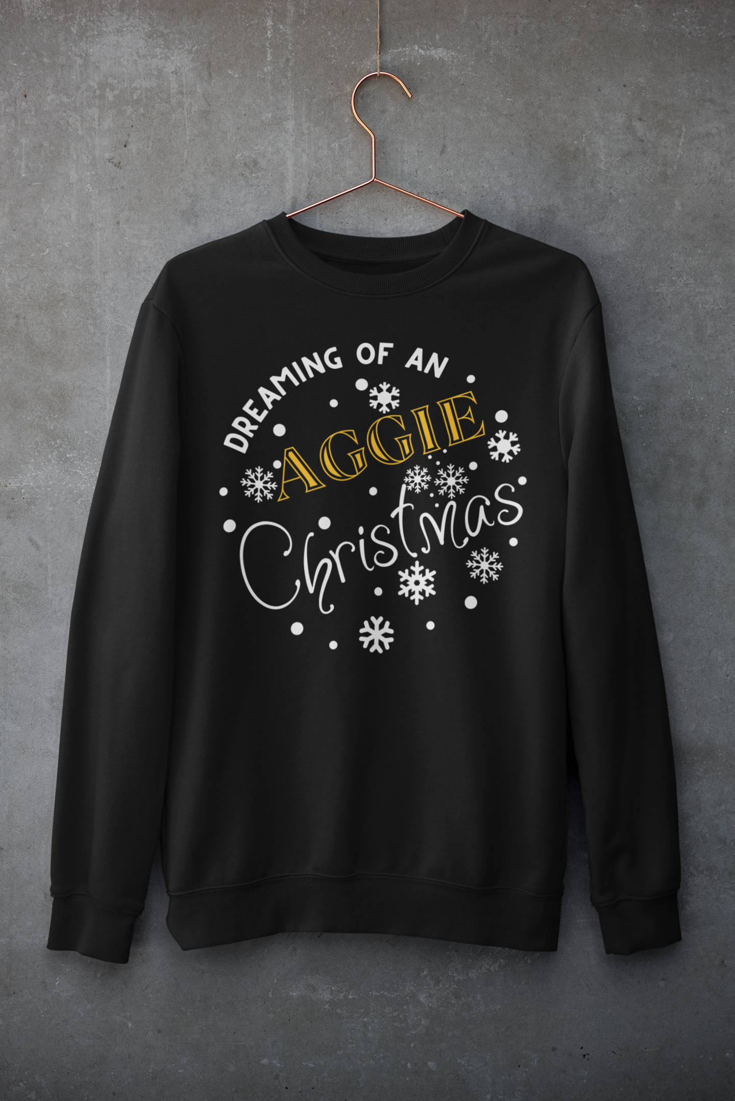 Aggie Christmas T-Shirt or Sweatshirt (Adult)
