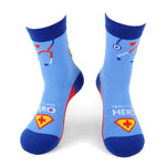 Load image into Gallery viewer, Health Care Heros -Superheros Socks
