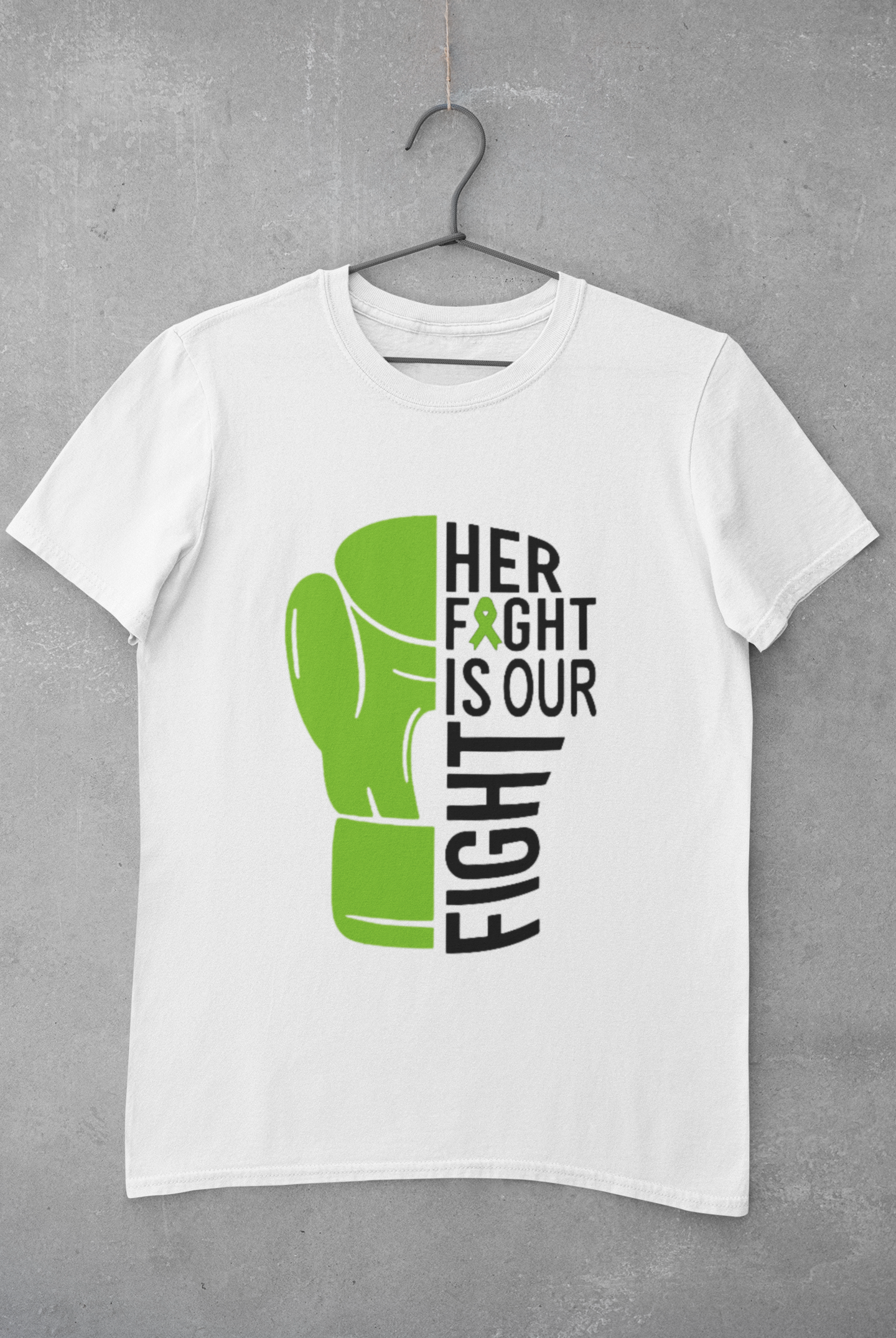 His Fight is Our Fight Lymphoma Awareness T-Shirt or Sweatshirt (Adult)