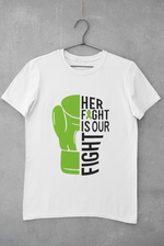 Load image into Gallery viewer, His Fight is Our Fight Lymphoma Awareness T-Shirt or Sweatshirt (Adult)
