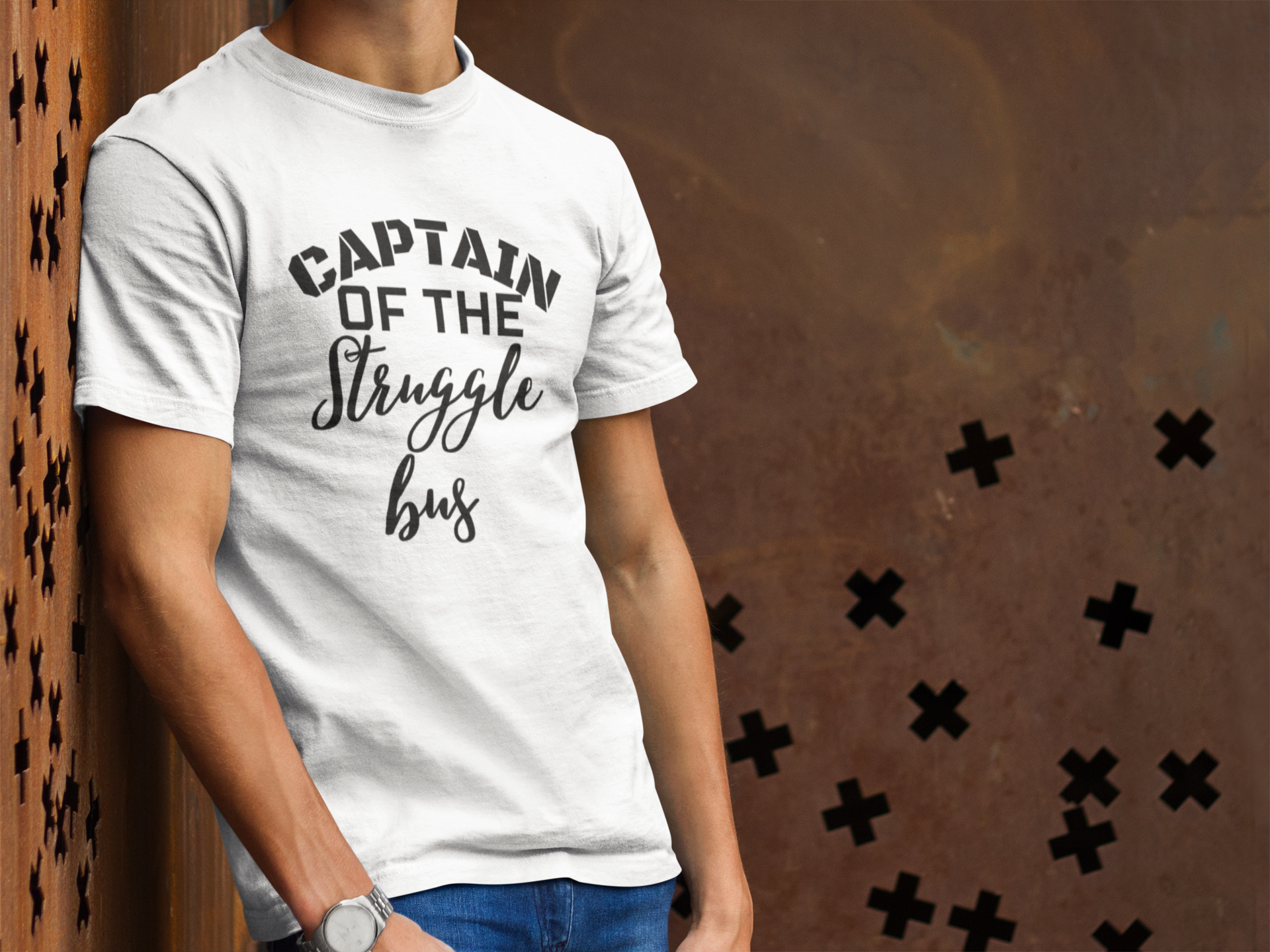 Captain of the Struggle Bus T-Shirt or Sweatshirt (Adult)