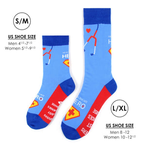 Health Care Heros -Superheros Socks