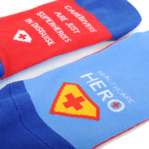 Health Care Heros -Superheros Socks