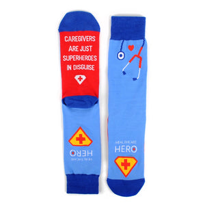 Health Care Heros -Superheros Socks