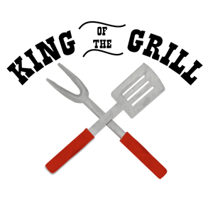 Adult Grilling Inspired Apron (with design) - White